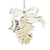 * Brass Tree Decorations|Fir Cone, Silver-Plated
