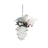 * Acrylic Tree Decorations|Fir Cone With Bird's Nest