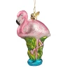Poesie in Glas Glass Tree Decorations|Flamingo