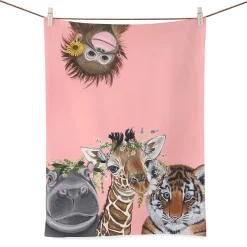* Table Decorations|Flora & Fauna - Jungle Crew Tea Towel