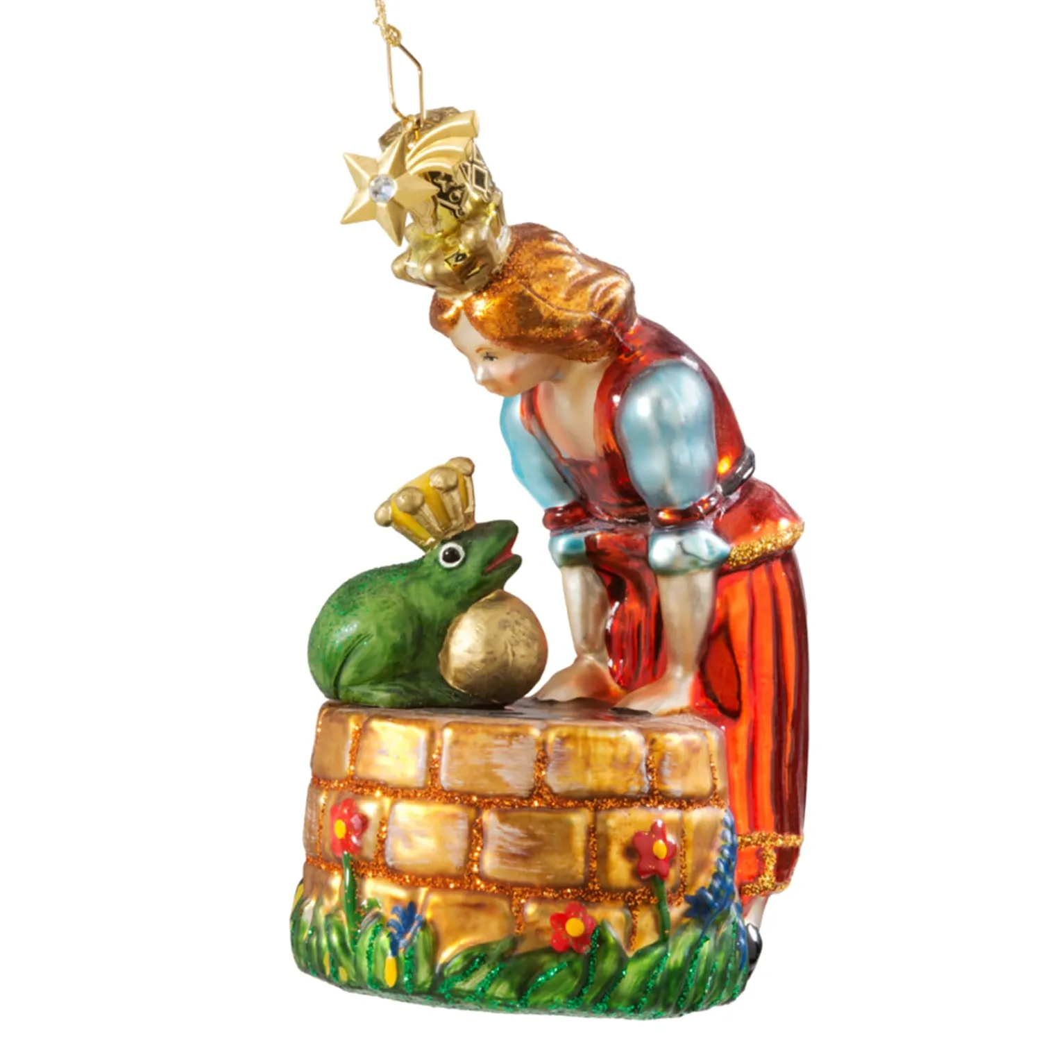 Poesie in Glas Glass Tree Decorations|Frog King