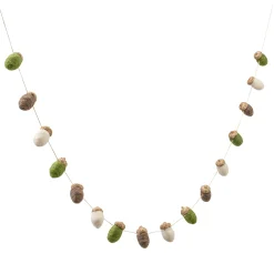 * Felt Tree Decorations|Garland With Acorns Made Of Felt