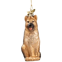 Poesie in Glas Glass Tree Decorations|German Shepherd