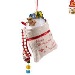 * Wood Tree Decorations|Gifts Sack