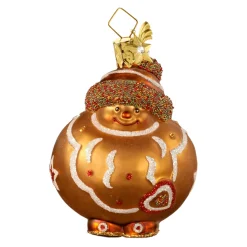Poesie in Glas Glass Tree Decorations|Gingerbread Ball