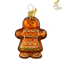 Poesie in Glas Glass Tree Decorations|Gingerbread Girl