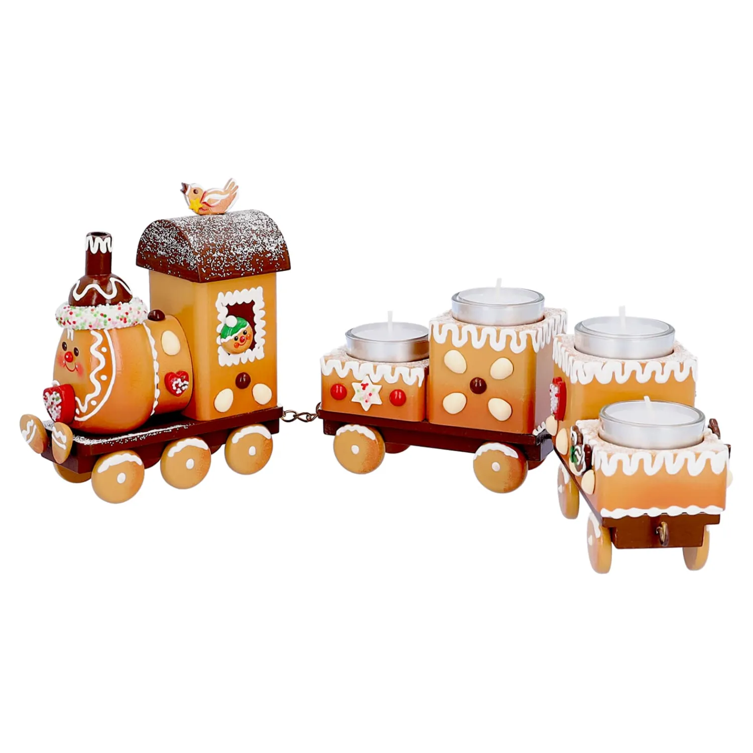 * Incense Smokers|Gingerbread Incense Smoker Train "Wonderful Advent Season"
