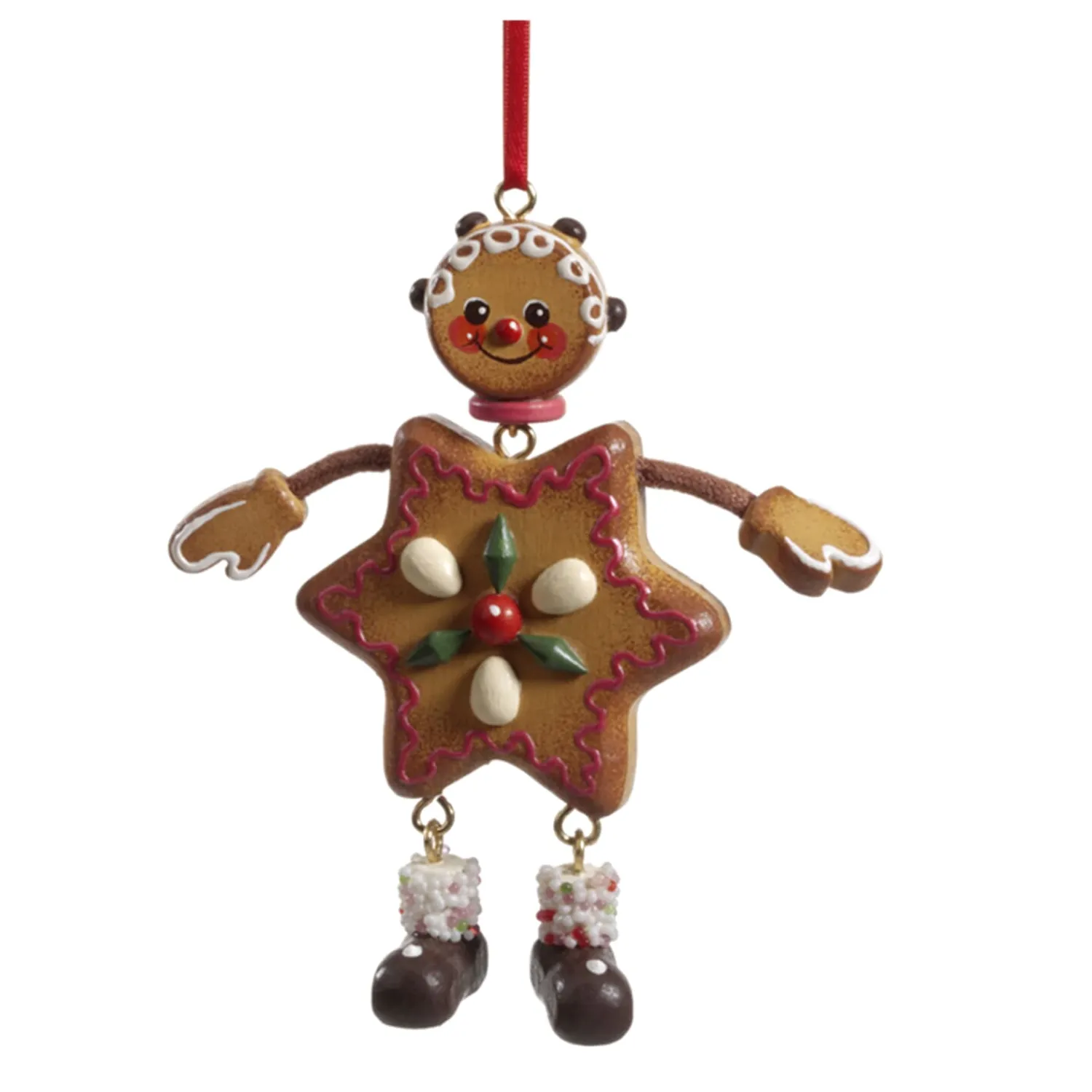 * Wood Tree Decorations|Gingerbread Woman