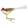 Poesie in Glas Glass Tree Decorations|Glass Bird Gold-Multicolored