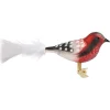 Poesie in Glas Glass Tree Decorations|Glass Bird Red-Black-White