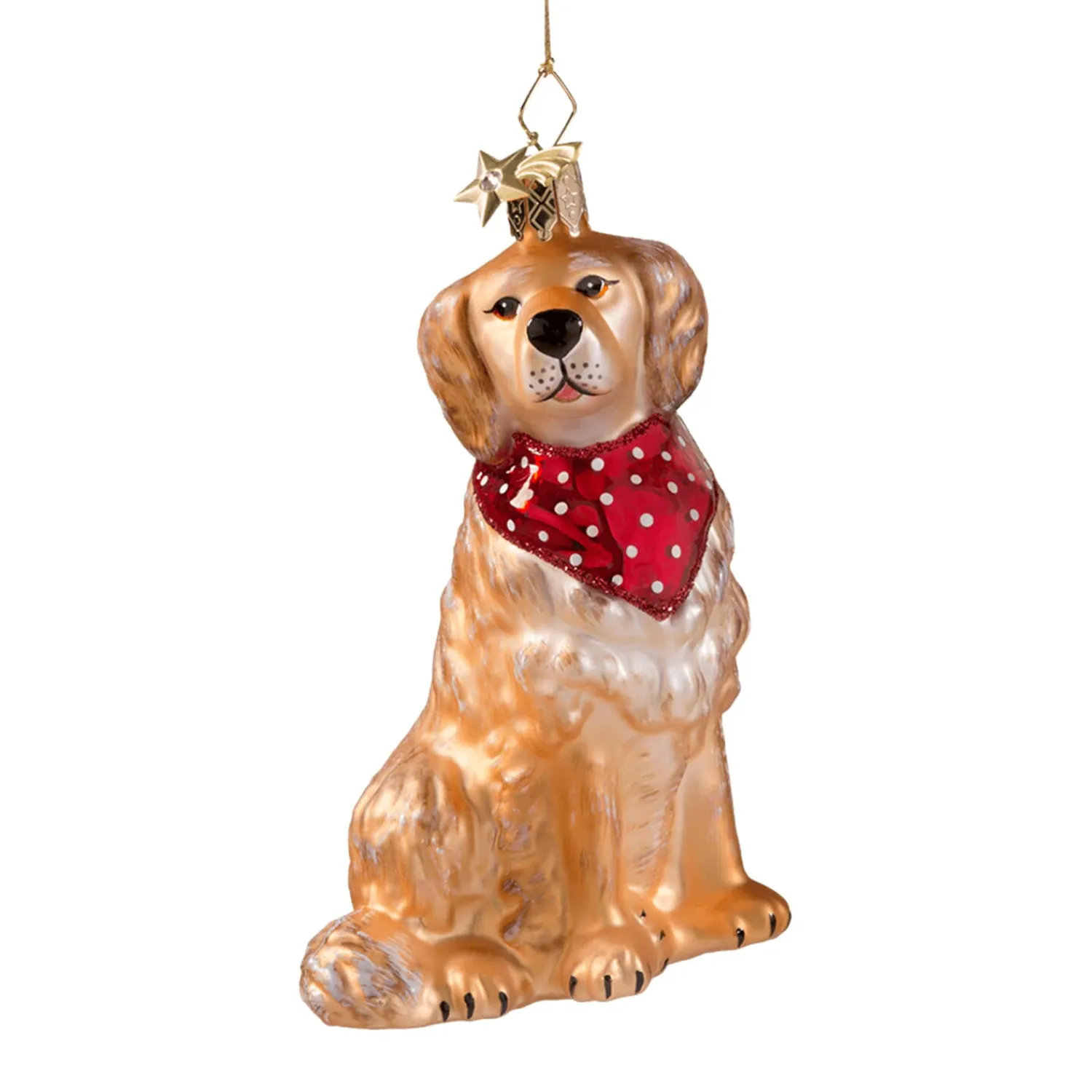 Poesie in Glas Glass Tree Decorations|Golden Retriever