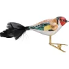 Poesie in Glas Glass Tree Decorations|Goldfinch On Clip