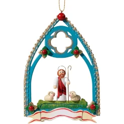 * Wood Tree Decorations|Good Shepherd