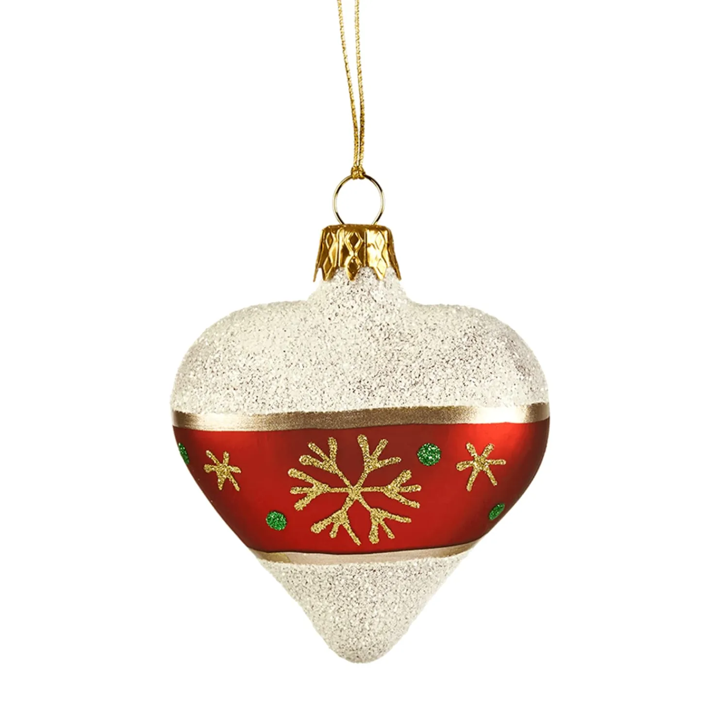 * Tree Baubles And Set Offers|Heart Frosty With Snowflakes
