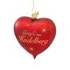 Poesie in Glas Germany Souvenirs|Heart "Grus Aus Heidelberg"