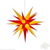 Herrnhuter Sterne Stars|Herrnhuter Paper Star, Red/Yellow, 27.6Inch