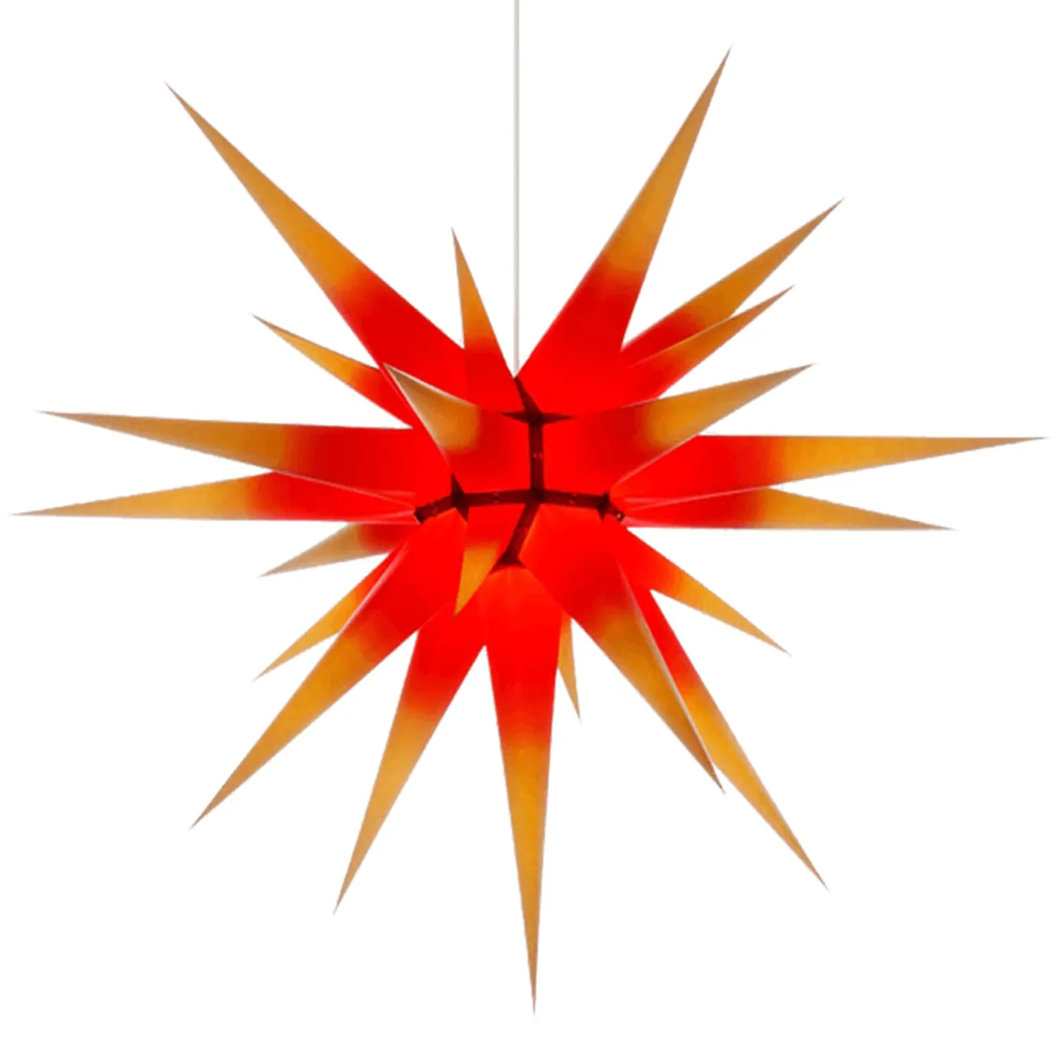 Herrnhuter Sterne Stars|Herrnhuter Paper Star, Red/Yellow, 31.5Inch
