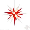 Herrnhuter Sterne Stars|Herrnhuter Paper Star, White/Red, 27.6Inch