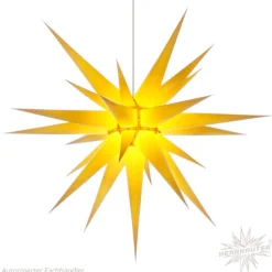 Herrnhuter Sterne Stars|Herrnhuter Paper Star, Yellow, 31.5Inch