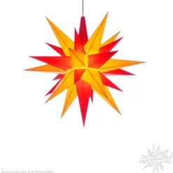 Herrnhuter Sterne Stars|Herrnhuter Star Red/Yellow, 15.75Inch, Paper