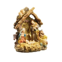 * Nativity Scenes|Holy Family With Shepherd