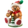 * Incense Smokers|Holzknoddl "Christmas Teddy", Incense Smoker