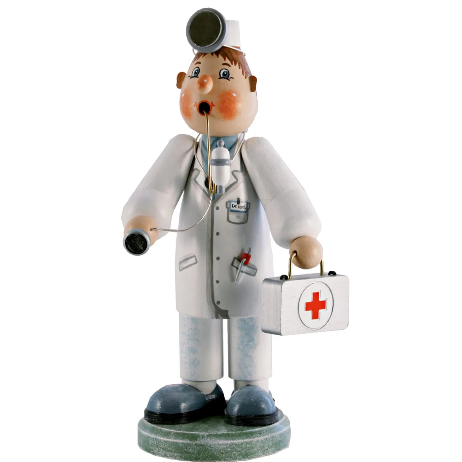 * Incense Smokers|Holzknoddl "Doctor", Incense Smoker