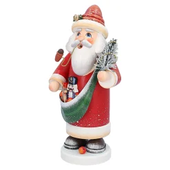 * Incense Smokers|Holzknoddl "Nostalgic Father Christmas", Incense Smoker