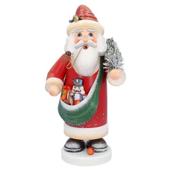 * Incense Smokers|Holzknoddl "Nostalgic Father Christmas", Incense Smoker