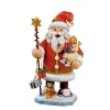* Incense Smokers|Holzknoddl "Santa With Angel", Incense Smoker