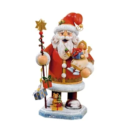 * Incense Smokers|Holzknoddl "Santa With Angel", Incense Smoker