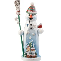 * Incense Smokers|Holzknoddl Snowman "Let It Snow", Incense Smoker