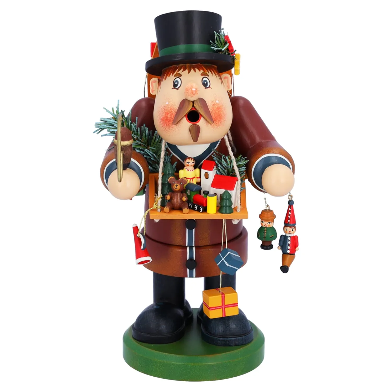 * Incense Smokers|Holzknoddl "Toy Peddler", Incense Smoker