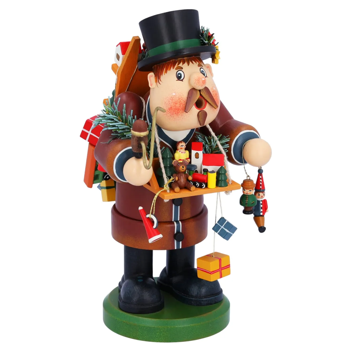 * Incense Smokers|Holzknoddl "Toy Peddler", Incense Smoker