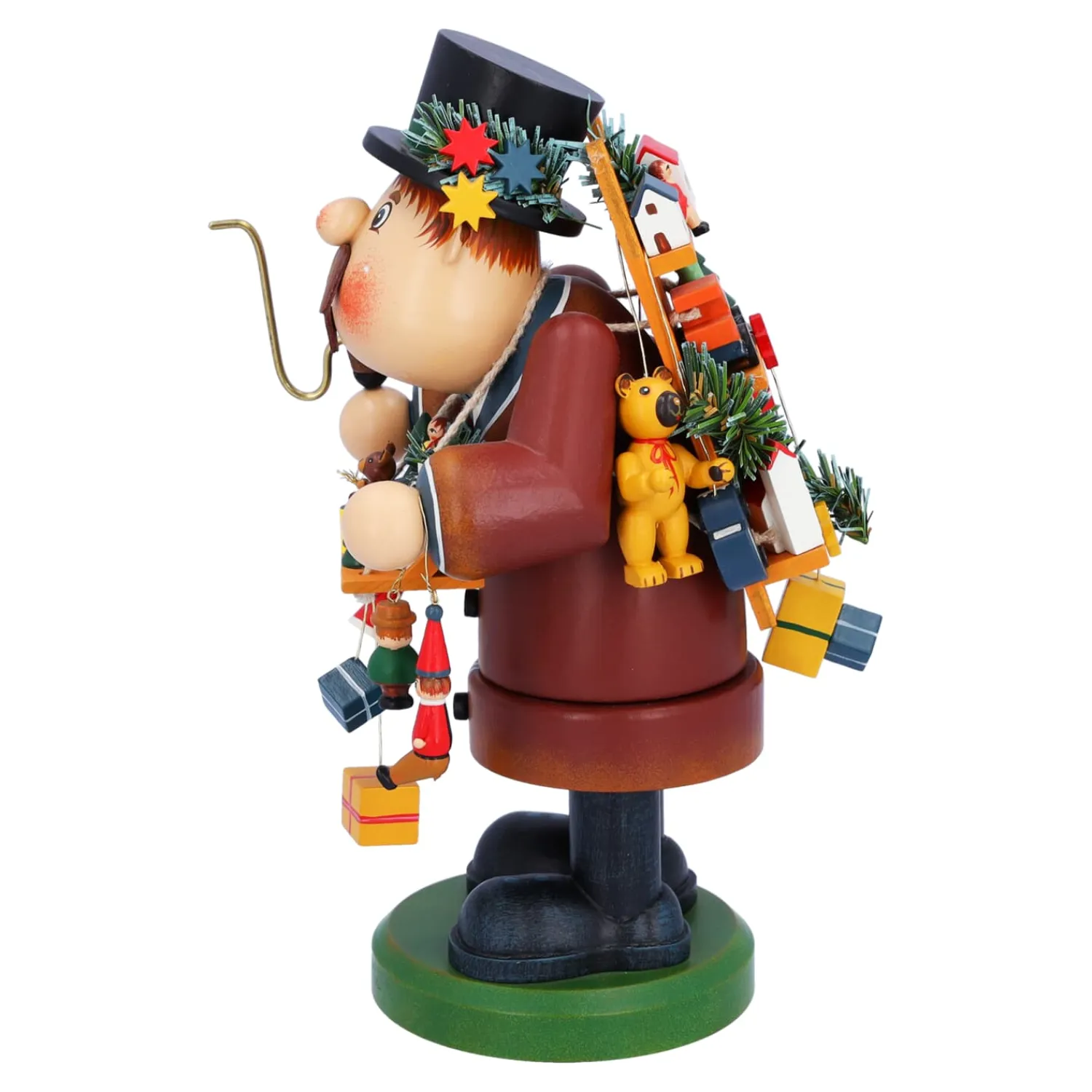 * Incense Smokers|Holzknoddl "Toy Peddler", Incense Smoker