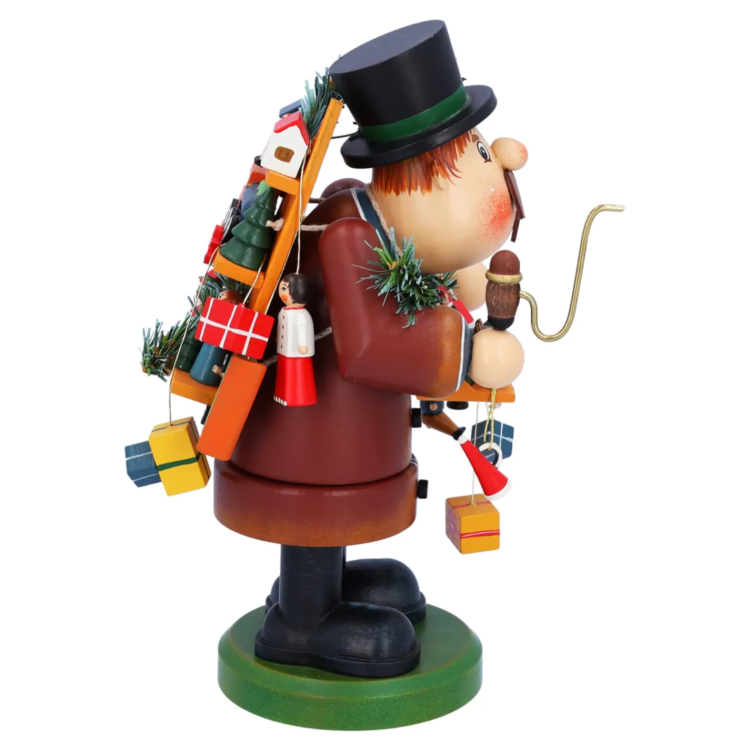 * Incense Smokers|Holzknoddl "Toy Peddler", Incense Smoker