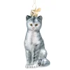 Poesie in Glas Glass Tree Decorations|House Cat