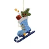 * Wood Tree Decorations|Ice Skate