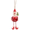 * Metal Tree Decorations|Jingle Bell "Santa"