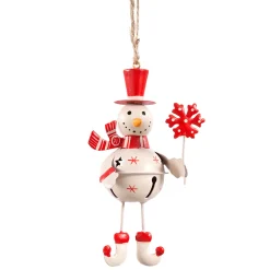 * Metal Tree Decorations|Jingle Bell "Snowman"