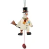 * Wood Tree Decorations|Jumping Jack Snowman