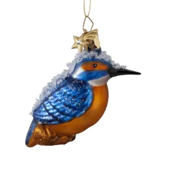 Poesie in Glas Glass Tree Decorations|Kingfisher