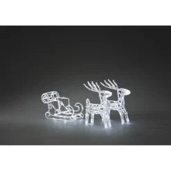 KONSTSMIDE Outdoor Lights|Led Acryl Sledge With Reindeer