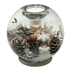 * Candle- & Tealight Holders|Led Dreamlight "Winter Story" - Candle Holder Mercur Maxi