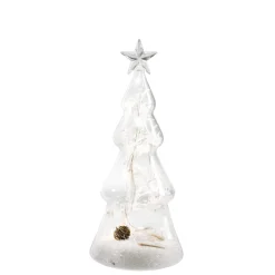 * Decorative Figurines|Led Glass Christmas Tree, 23,5Cm