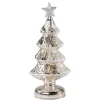 * Decorative Figurines|Led Glass Christmas Tree, Silver