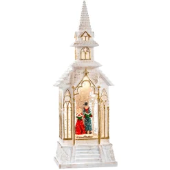 KONSTSMIDE Lanterns|Led Snow Lantern "Church", 33Cm
