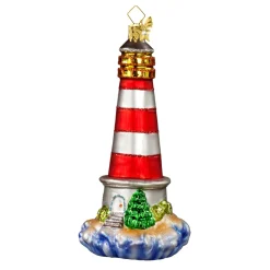 Poesie in Glas Glass Tree Decorations|Lighthouse