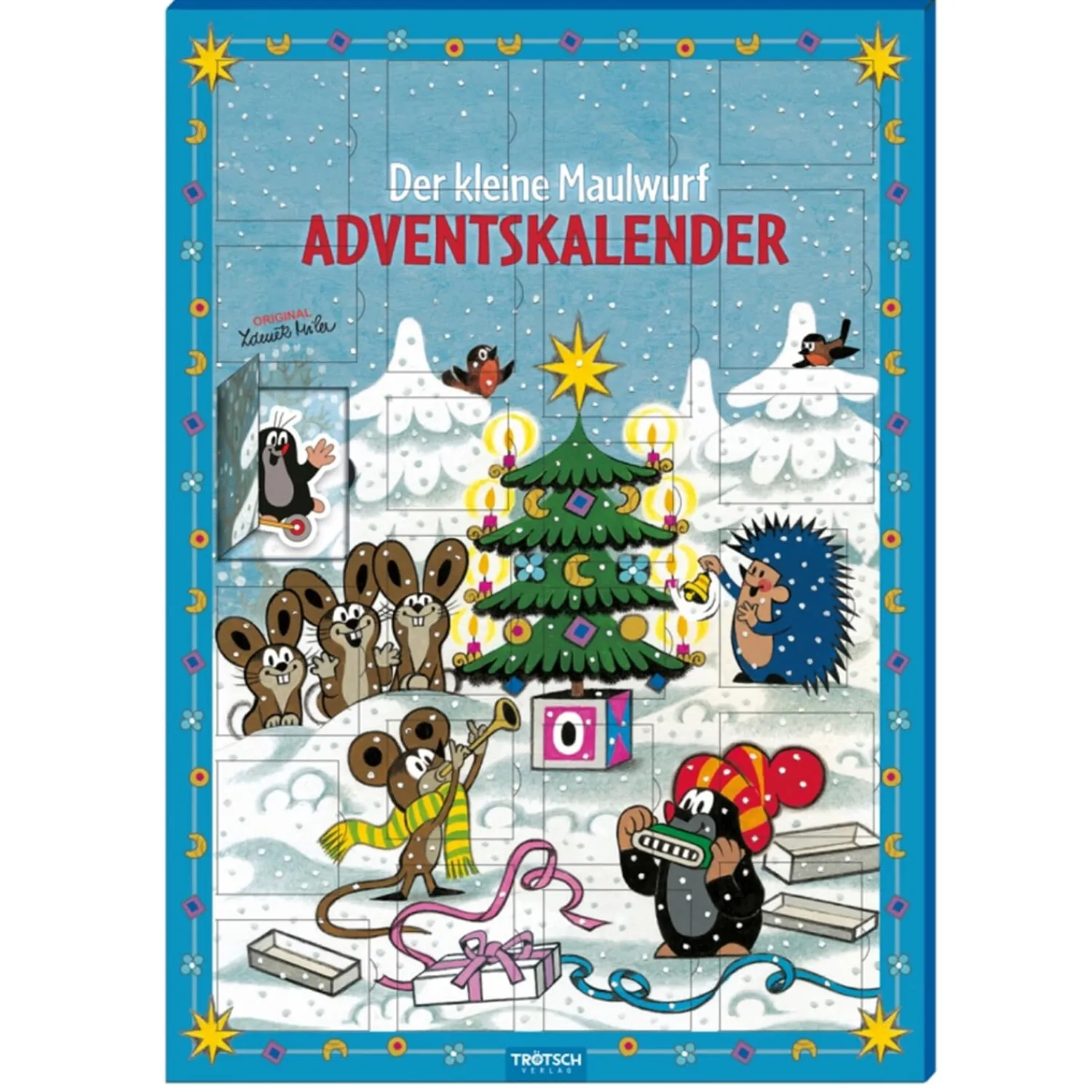 Trötsch Verlag The Little Mole "Kretek"|Magnet Advent Calendar "The Little Mole"