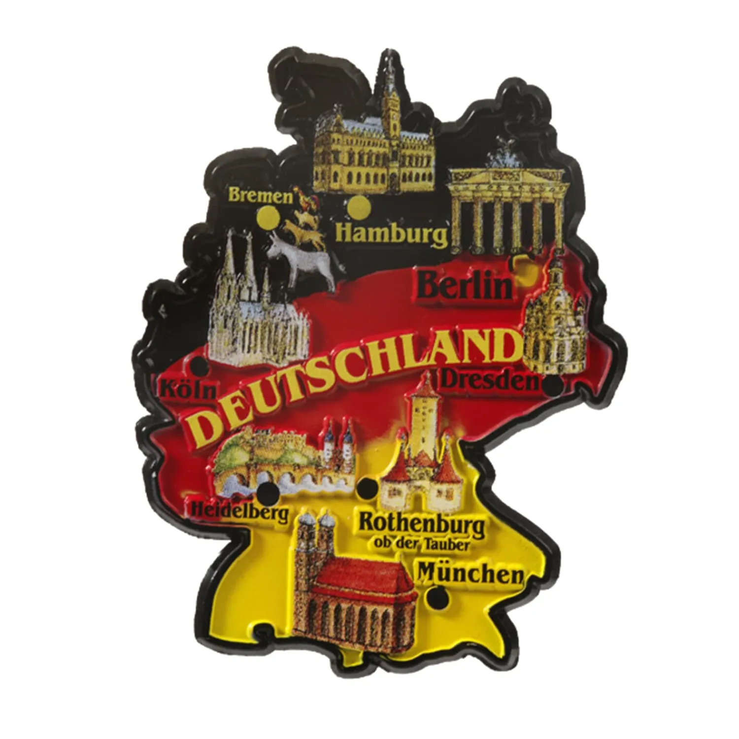 * Germany Souvenirs|Magnet "Gemany Map"
